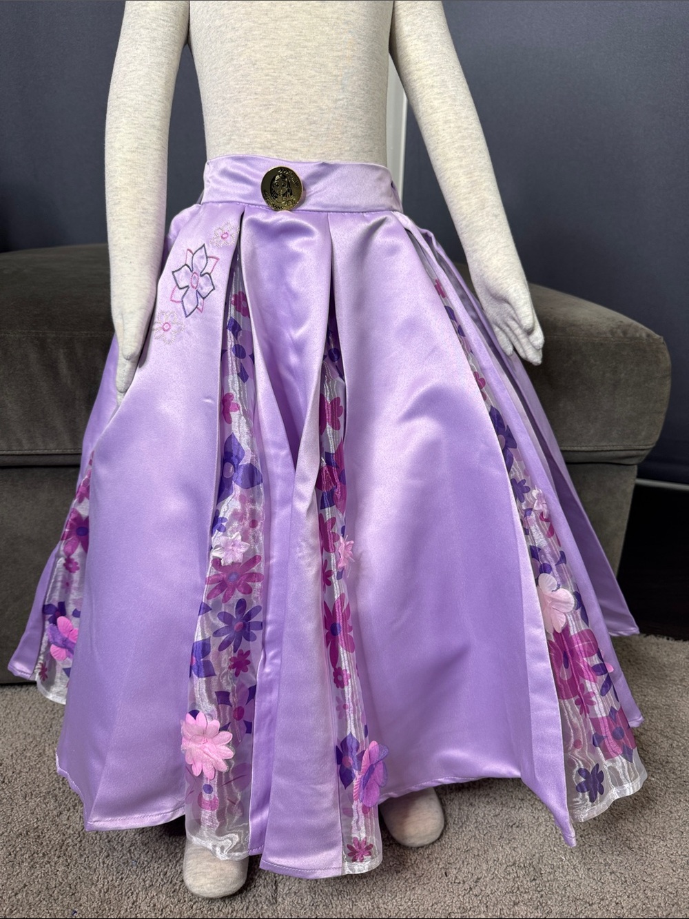 Disney Encanto X CAMP Exclusive Isabela Costume Twirl Skirt RARE Size M 7/8 NEW